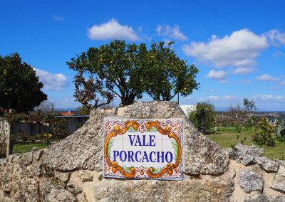 De ingang van Quinta Vala Porcacho