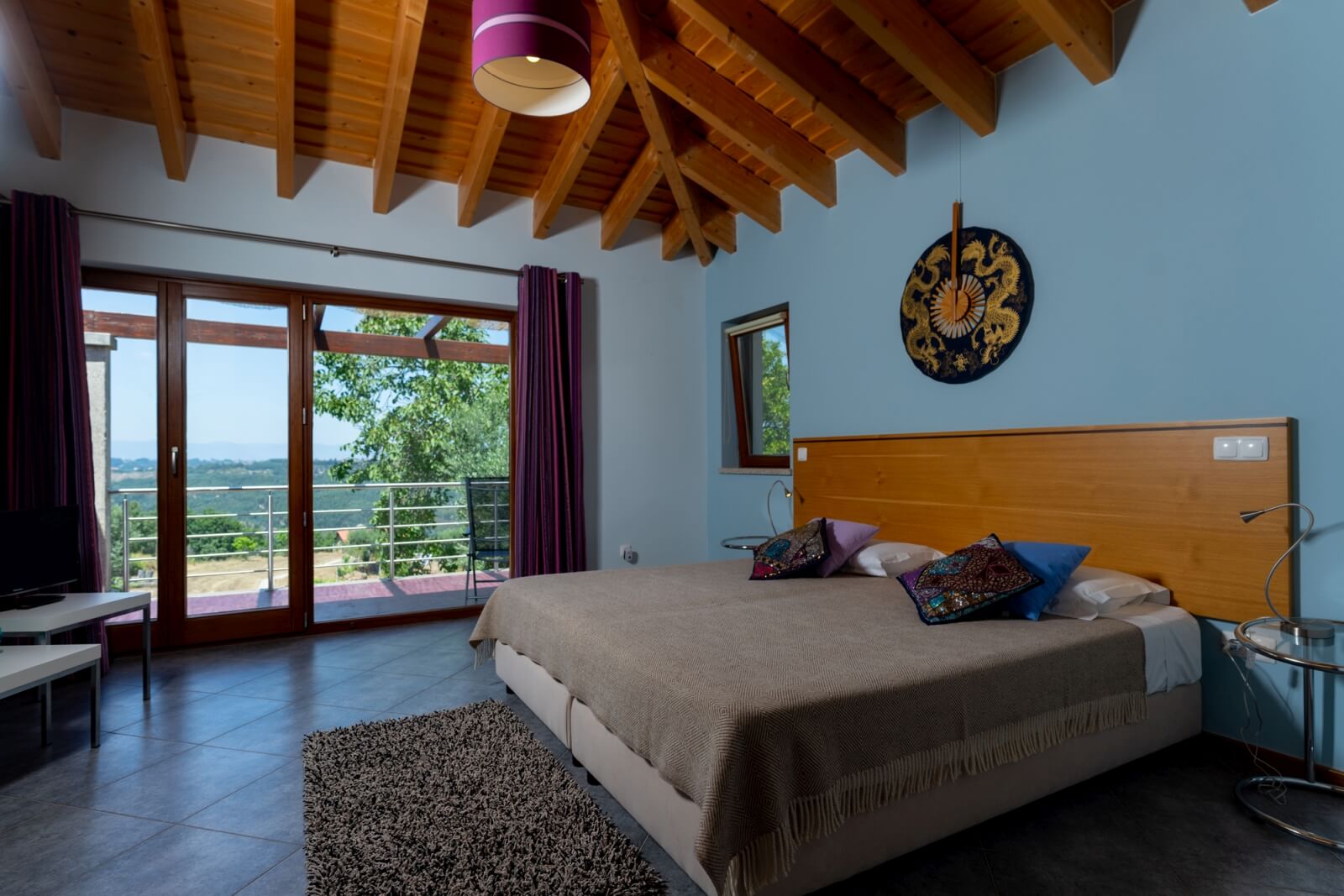 Quarto da agua bedroom with view