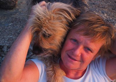 Karin Immerzeel met hond Truffel van Quinta Vale Porcacho
